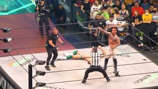 CM Punk vs MJF Part 2 at AEW Revolution 2022 [upl. by Morganica]