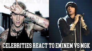 Celebrities React To MGKs Diss Track On Eminem  quotRap Devilquot Ft Vince Staples Ebro amp more [upl. by Brenton]