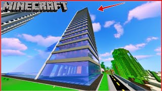 Fiz um prédio gigante no Minecraft [upl. by Phippen]