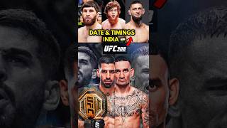 UFC 308 Abu Dhabi Date amp Timings in INDIA 🇮🇳 Biggest Event of UFC [upl. by Elwira707]