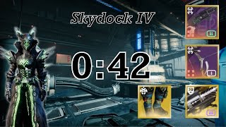 Destiny 2 Skydock IV Legend Lost Sector  Solar Warlock  Rain of Fire 042min [upl. by Bilbe]