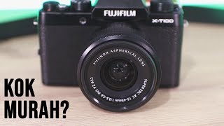 FUJIFILM XT100  MIRRORLESS MURAH TERBAIK [upl. by Hoffmann]