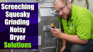 Whirlpool Dryer making Grinding Squeaking or Loud Noise  How to Fix [upl. by Noryak]