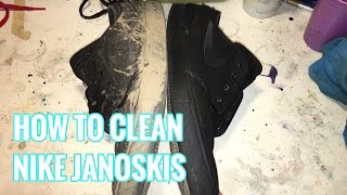 HOW TO CLEAN NIKE JANOSKIS [upl. by Breed]