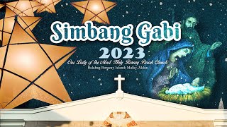 SIMBANG GABI 2023 Day 5 I Our Lady of the Most Holy Rosary Parish Church  BalabagMalay Aklan [upl. by Bevon]