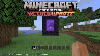 Minecraft psp edition nether update beta review [upl. by Enitsyrk]