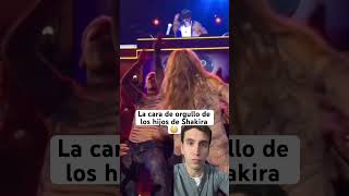 La cara de orgullo de los hijos de Shakira 😳 shakira bizarrap bzrp hijos pique [upl. by Tsuda122]