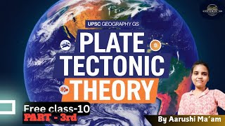 LECTURE 10 Part  3RD GEOGRAPHY PLATE TECTONIC THEORY BY AARUSHI MAM [upl. by Ariait]