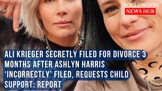 Ali Krieger Secretly Files for Divorce from Ashlyn Harris Citing quotIrreconcilable Differencesquot [upl. by Airbma669]