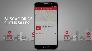 App Santander Río  Buscador de Sucursales [upl. by Tteirrah615]