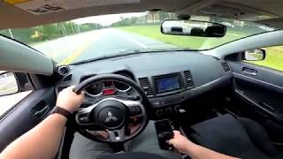 Evo X IRP Short Shifter Install POV Drive and Review [upl. by Liatrice]