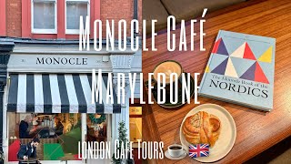 Favourite Local Spot MONOCLE Cafe in Marylebone☕️🇬🇧 [upl. by Allicserp3]