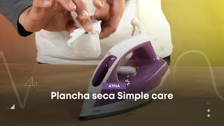 Plancha Seca Simple Care 1300W Atma  91PAS2432PI [upl. by Sullecram]