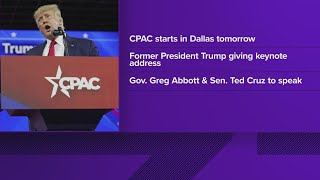 CPAC returns to Dallas this week with Donald Trump Ted Cruz among speakers [upl. by Adnwahsal425]