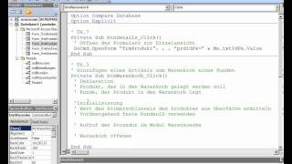 DB06UE12 Datenbanken mit MS Access LE06 Relationales Modell 3SQL Teil12 VBASQL INSERT 3 [upl. by Kcirredal]