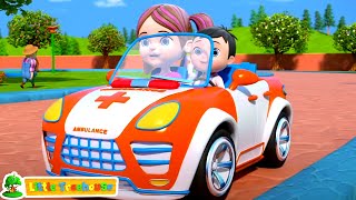 Wheels On the Ambulance  More Vehicles Nursery Rhymes amp Kids Songs [upl. by Witcher]