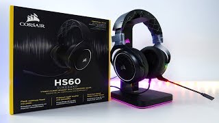 Headset Corsair HS60 71 Surround Review PTBR [upl. by Senecal256]