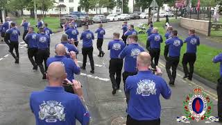 Ballymena Protestant Boys FB  Cloughfern Young Conquerors FB Parade 170824 [upl. by Dede]