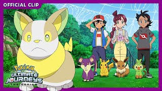 Yamper the best helpful pup  Pokémon Ultimate Journeys The Series  Official Clip [upl. by Gnus969]