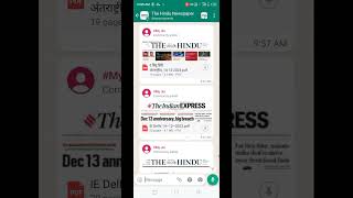 Download the hindu Newspaper Free English newspaper kese download kare [upl. by Enaled534]