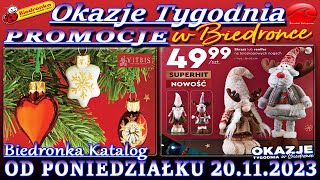 Biedronka  Nowy Katalog Promocyjny Od 20112023 Promocje w Biedronce – Katalog [upl. by Fried]