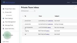 Mailinator inbox filtering tutorial [upl. by Hueston]