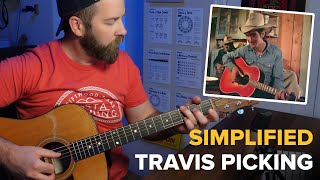 How to Fingerpick ANY Song the Easy Way Key of C — feat Pancho amp Lefty Graceland and Simple Man [upl. by Rafa]