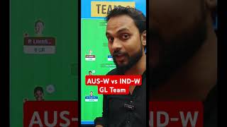 auw vs inw dream11 prediction  auw vs inw dream11 prediction today match  au w vs in w [upl. by Yalhsa749]