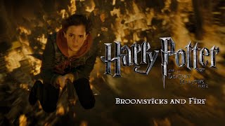 Broomsticks and Fire  Harry Potter and the Deathly Hallows Part 2 Complete Score Film Mix [upl. by Ednutey]