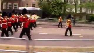 Trooping the Colour rehearsal May 2013  March Off [upl. by Pisano494]