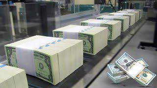 American Money Factory💵 US Dollar Banknotes Production process – How is a dollar made 100 [upl. by Ecela]