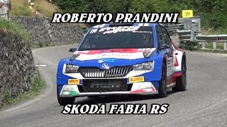 TROFEO VALLECAMONICA 2024  ROBERTO PRANDINI  SKODA FABIA RS  VIDEO BY BELLUNOVIDEO [upl. by Aicnarf]