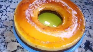 كيك كريم كراميل كيك قدرة قادرcake crème caramel cake magique [upl. by Ttnerb]