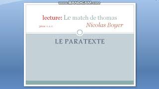 Lecture  Le paratexte [upl. by Eldredge]