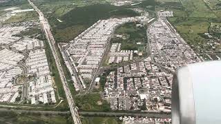 Landing on a 737 into Queretaro Mexico September 6 2024 [upl. by Nimsaj]