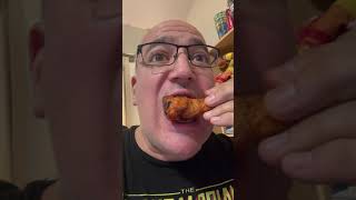 Perdue Air Fryer Ready Crispy Hot n Spicy frozen Chicken Wings review [upl. by Moya621]