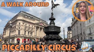 Exploring Piccadilly Circus  Virtual Tour of London [upl. by Codee]