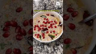 Savory Overnight oats and chia seeds breakfast  weight loss recipe shorts [upl. by Llenrup]