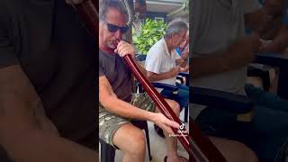 Aussie backyard jam session  Down Under remix  Cyril Riley and Gettin Didgee  Didjeridoo Spoons [upl. by Sivatnod299]