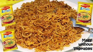 Spicy Maggi RecipeStreet Style Maggi Masala RecipeDry Maggi RecipeMaggi Recipe without Vegetables [upl. by Monreal]