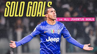 The Best SOLO GOALS in Juventus History  Tévez vs Parma Ibrahimovic vs Roma amp More [upl. by Clarissa]