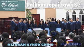 Pathian ropui rawh se  Synod Mission Choir  Hla Kutpui [upl. by Asilec287]