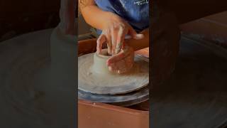 Work with me as I get back on the Pottery Wheel aesthetic ceramic pottery art clay potteryart [upl. by Llenol]