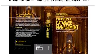 Chapter 4 Organizational Aspects of Data Management [upl. by Erdne]