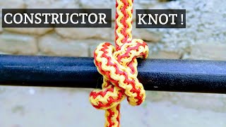 CONSTRUCTOR KNOT IN FIELD PRACTICALEHow to tie a knot👌kforknots [upl. by Mcclary]