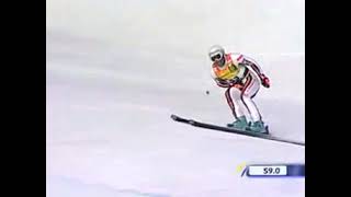 Yannick Bertrand takes a slalom gate to the groin  Јаник Бертранд ја јавна капијата [upl. by Voltmer604]