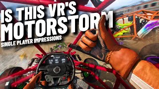 Is EXOCARS The VR MOTORSTORM  Single Player Impressions PC VR Gameplay [upl. by Gerard]