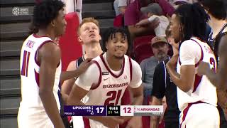 Arkansas vs Lipscomb  Men Basketball Nov 62024 [upl. by Eetsim]