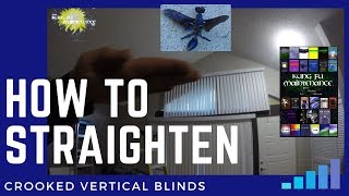 Crooked Vertical Blinds Loose Brackets Straightening Plus Strengthening [upl. by Jacqueline]