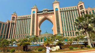 Water Slide At Dubai Atlantis Aquaventure Water Park in Dubai UAE [upl. by Heigho236]